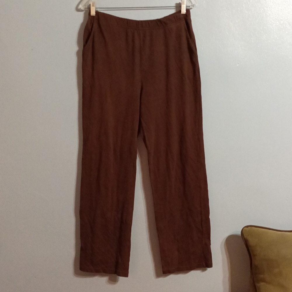 White stag brown sweat pants with 2 side pockets